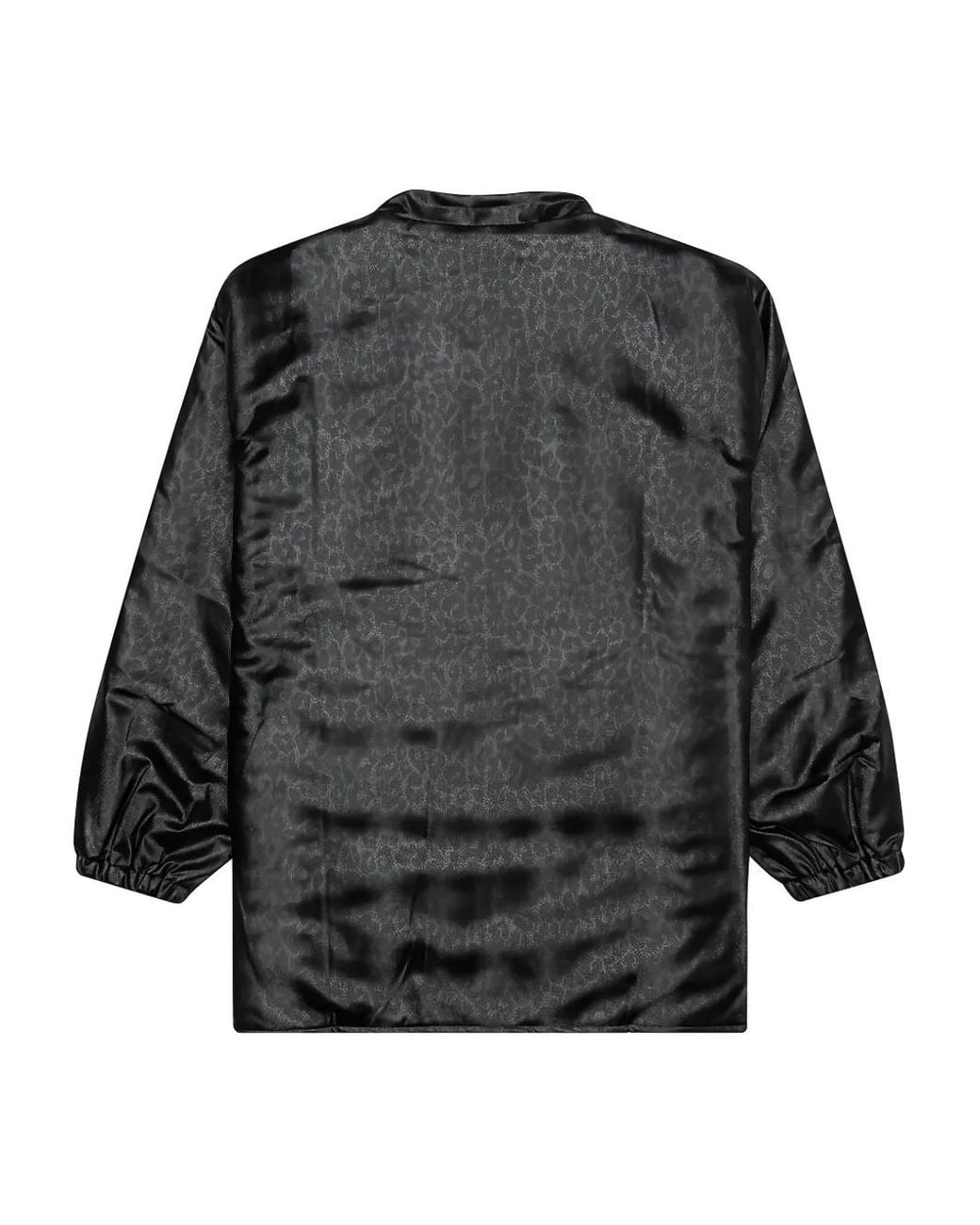 Needles Black Leopard-Print Jacket for men