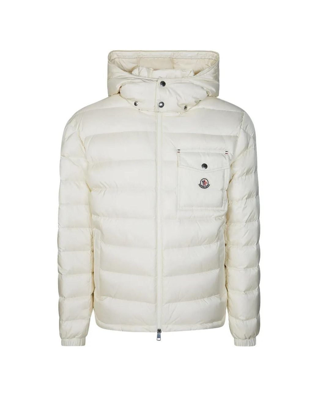 Moncler White Verith Quilted Jacket For for men