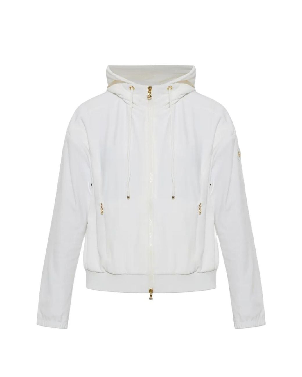 Bogner White Francine Zip-Up Jacket