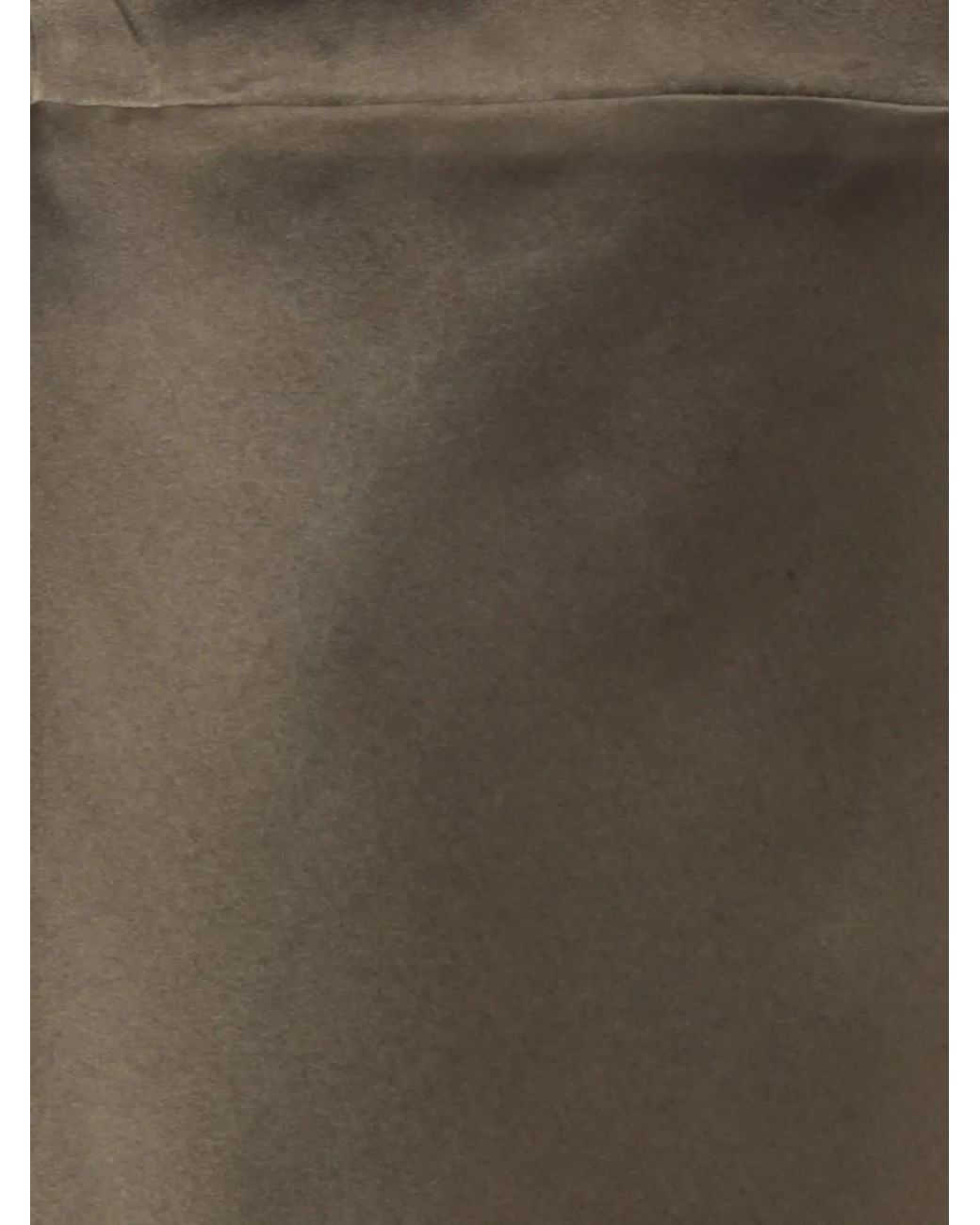 Avant Toi Brown Satin-Finish Elasticated-Waistband Maxi Skirt