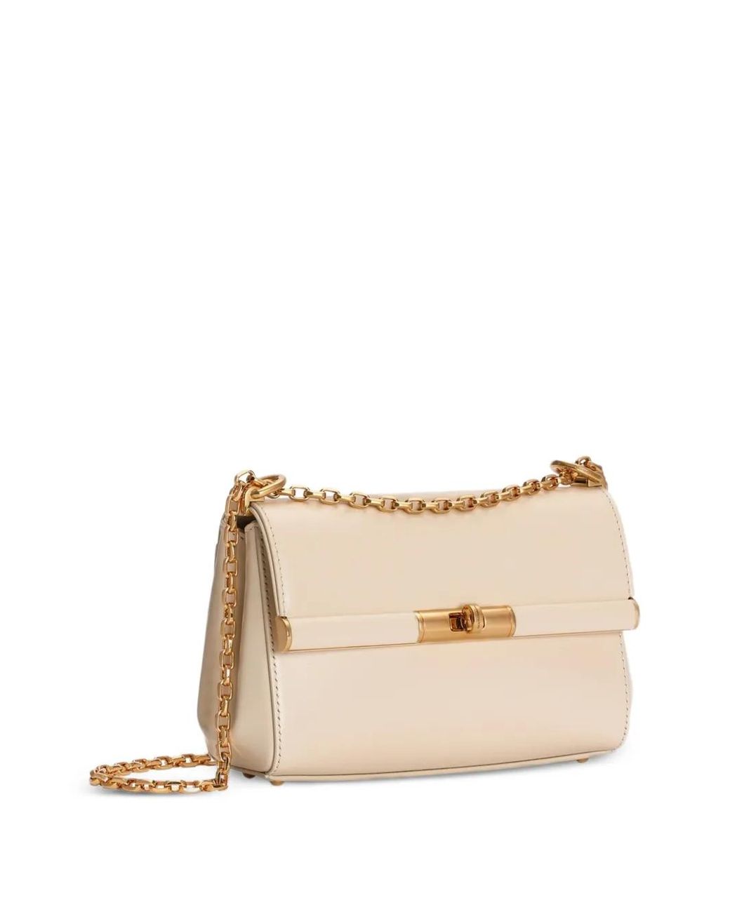 Dolce & Gabbana Natural Sac Porté Épaule Marlene En Veau