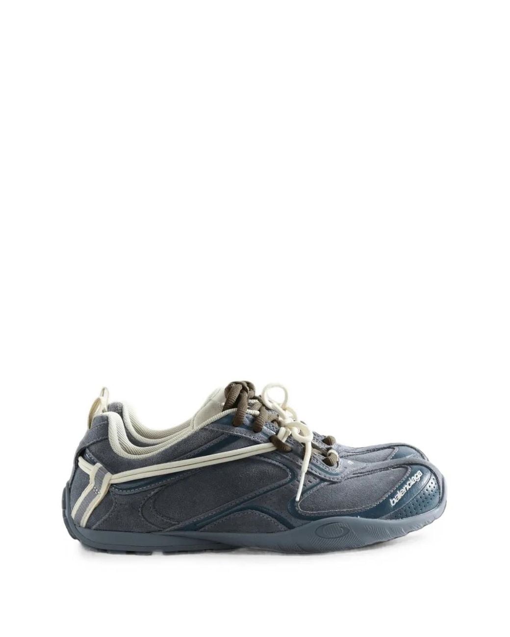 Balenciaga Blue Radar Velvety Sneakers