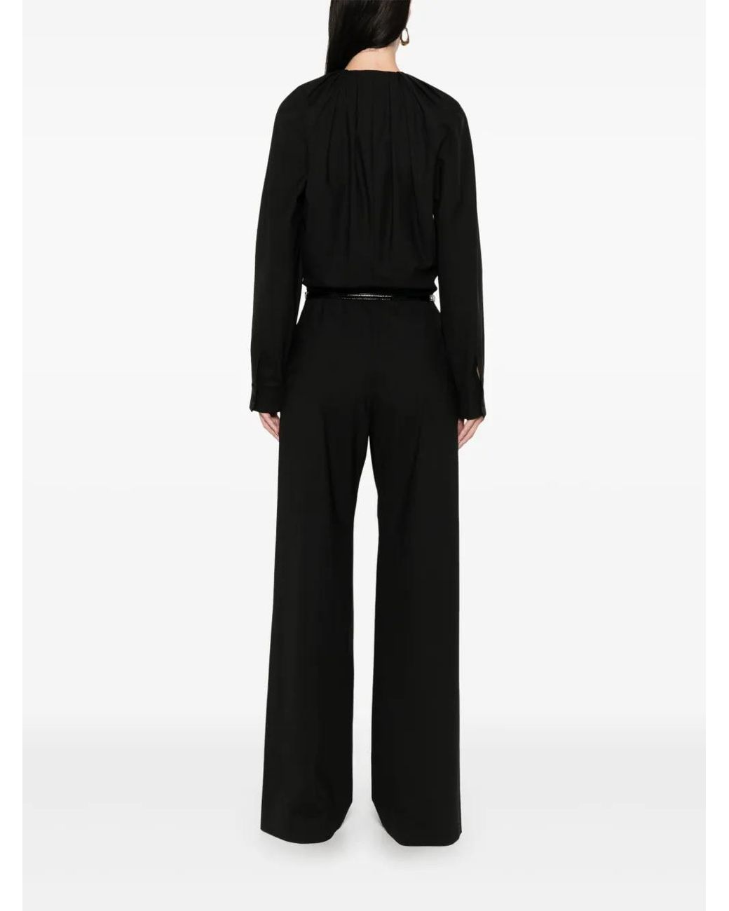 Gucci Black Keyhole-Neck Jumpsuit