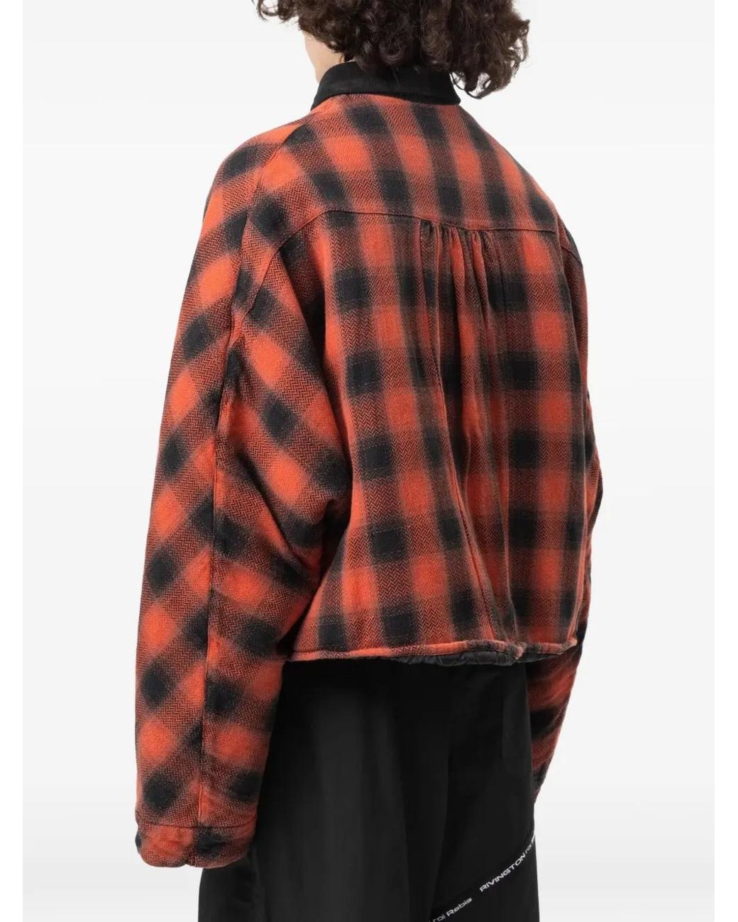 RRR123 Red In Times Like These Abraxas Check Shirt for men