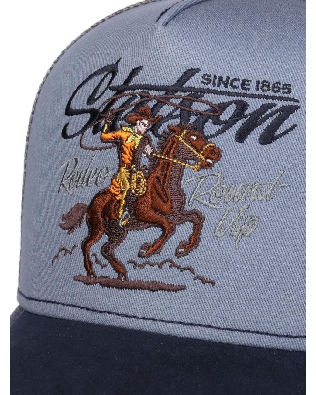 Stetson Blue Rodeo Round Up Trucker Cap