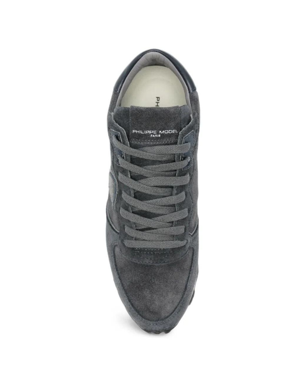 Philippe Model Gray Tropez Haute Sneakers