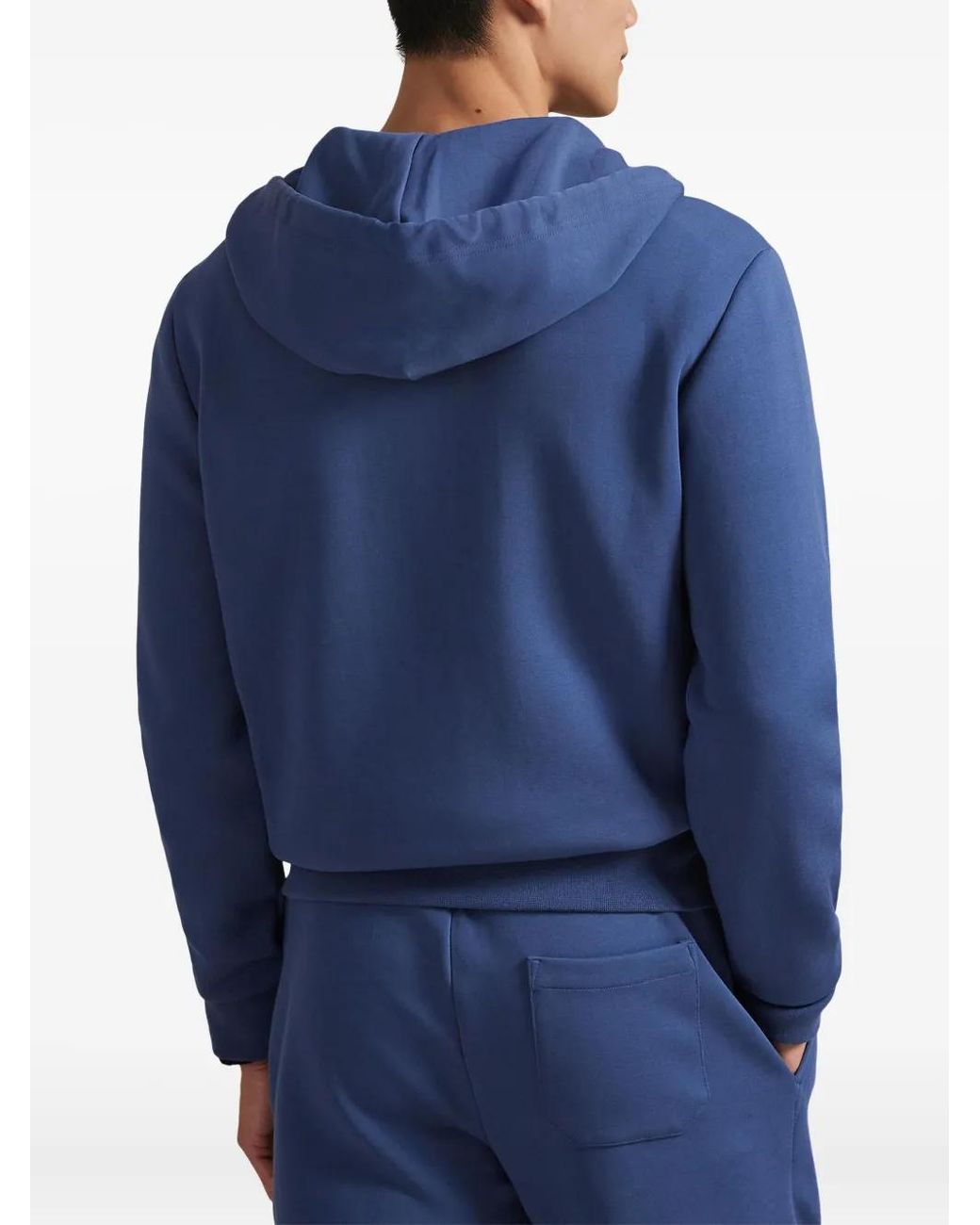 Polo Ralph Lauren Blue Zip-Up Hoodie for men