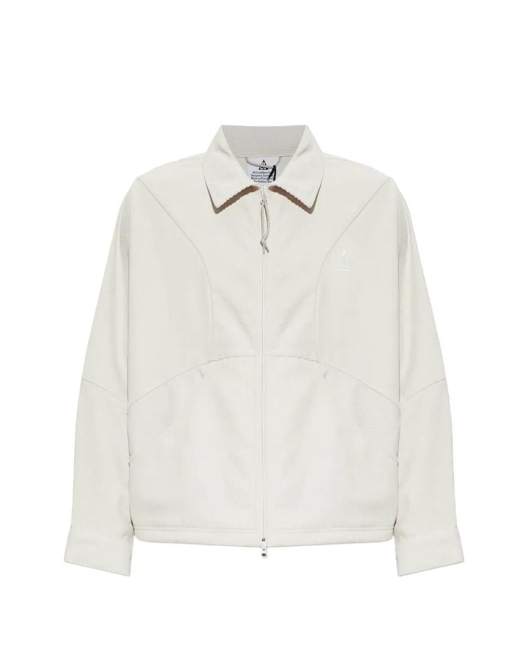 Nike White Acg Dolomiti Zip-Up Lightweight Jacket