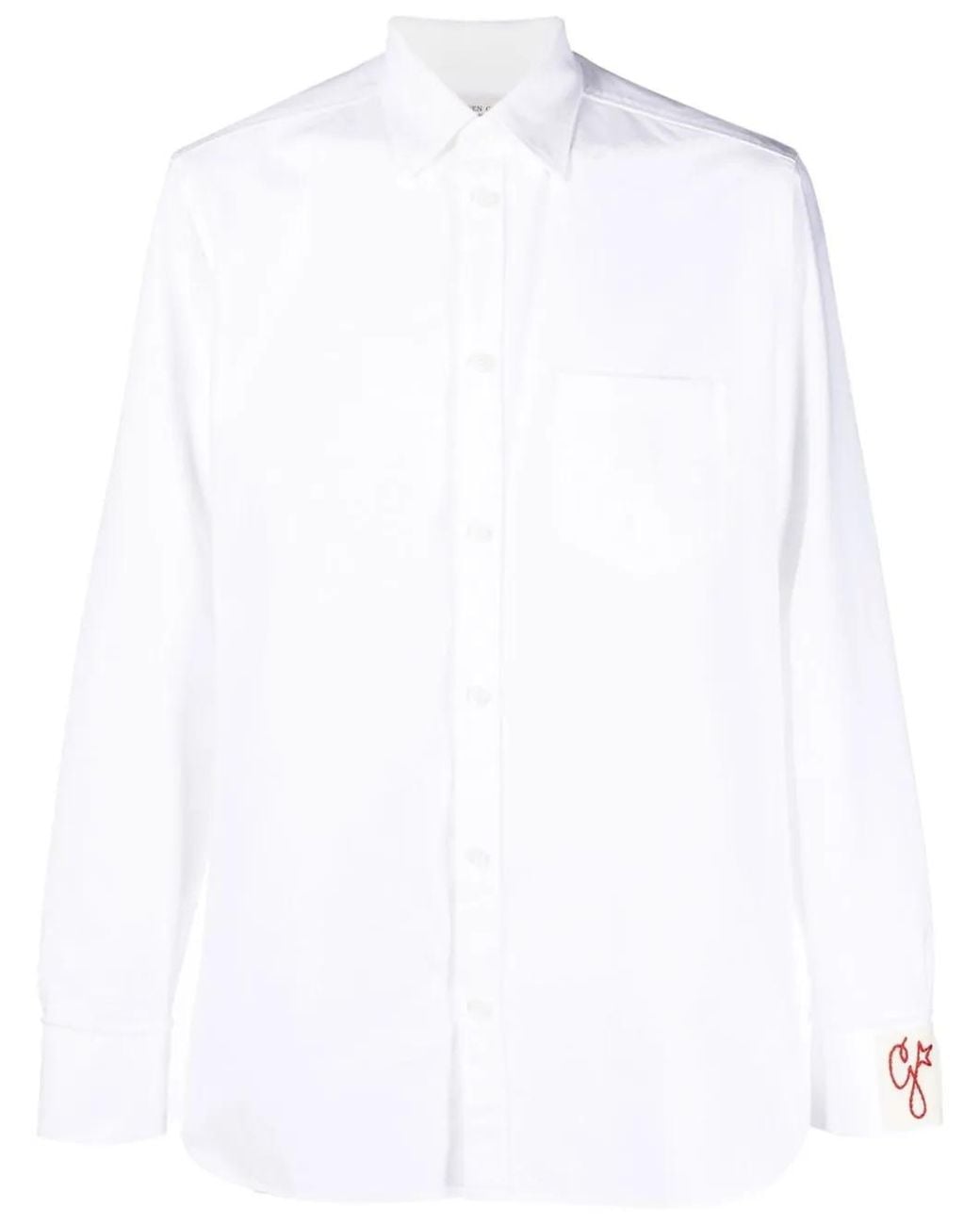 Golden Goose Deluxe Brand White Alvise Regular Shirt for men