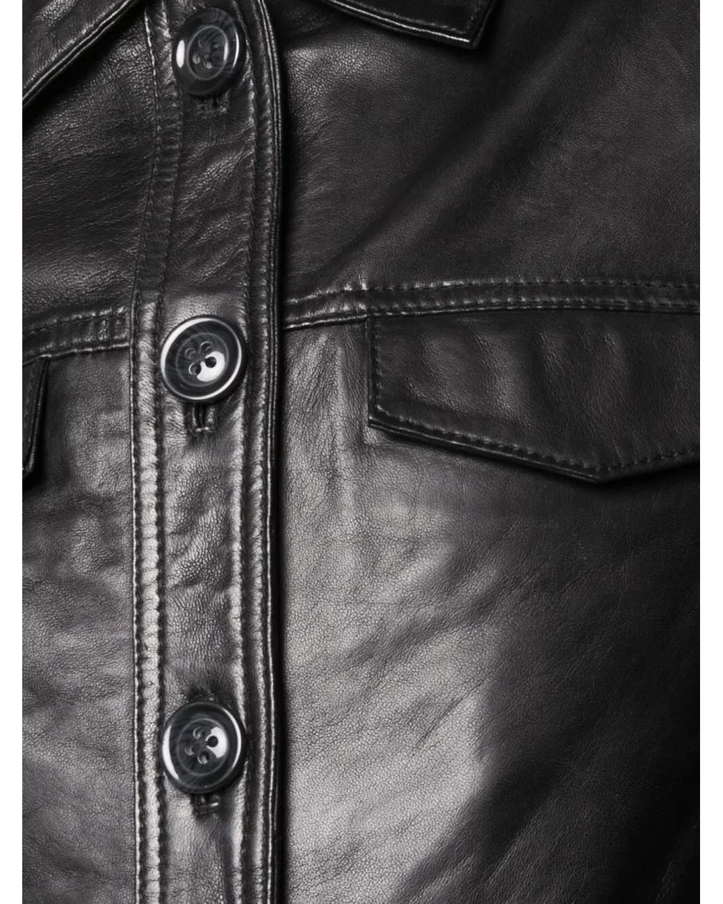 Zadig & Voltaire Black Button-Front Jacket