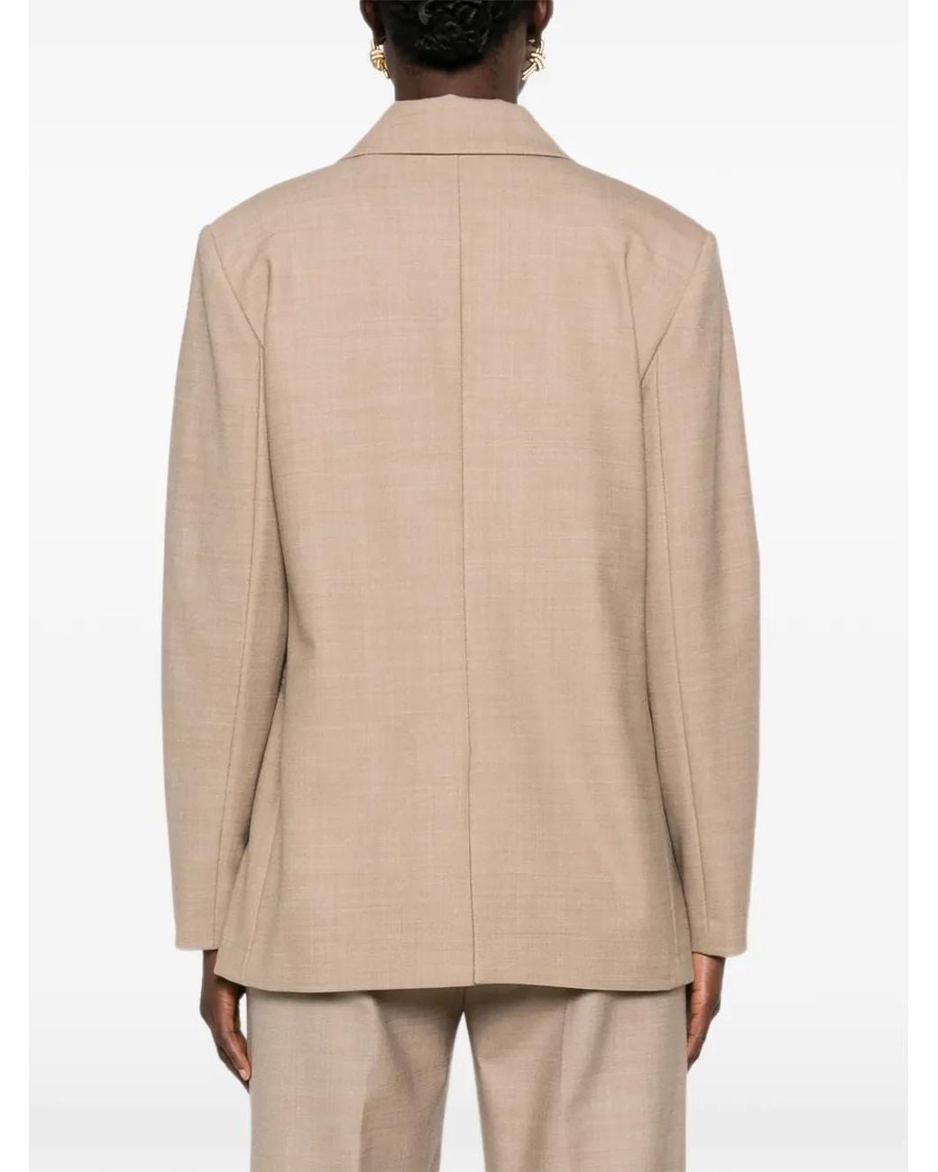 Antonelli Natural Double-Breasted Blazer