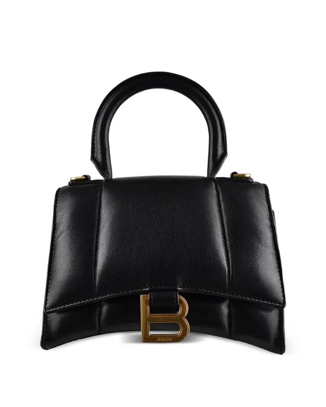 Balenciaga Black Quilted Hourglass Bag