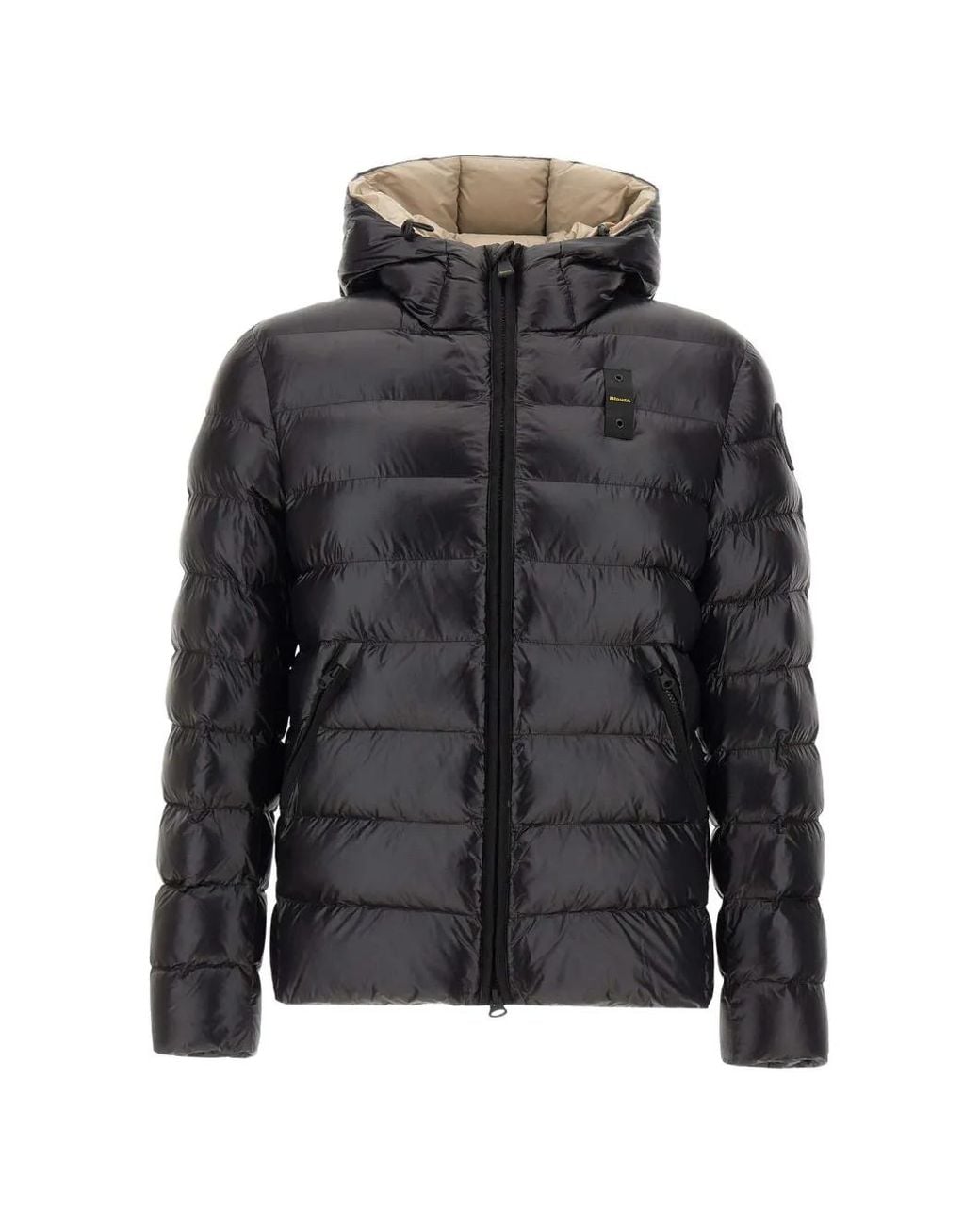 Blauer Black Adams Quilted Down Jacket for men