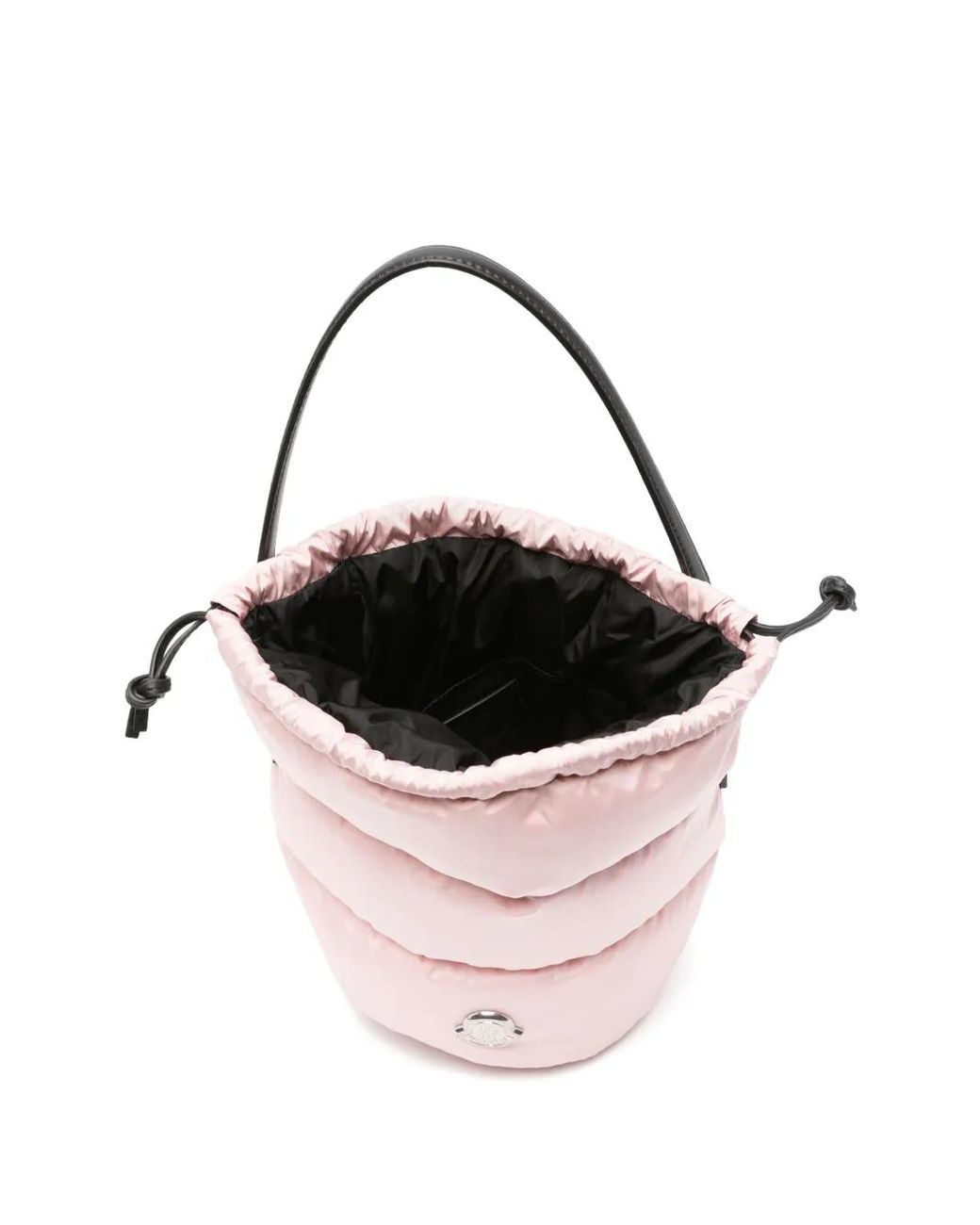 Moncler Pink Caradoc Nylon Bucket Bag
