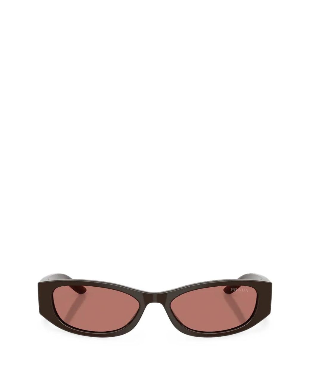 Prada Pink Geometric-Frame Sunglasses