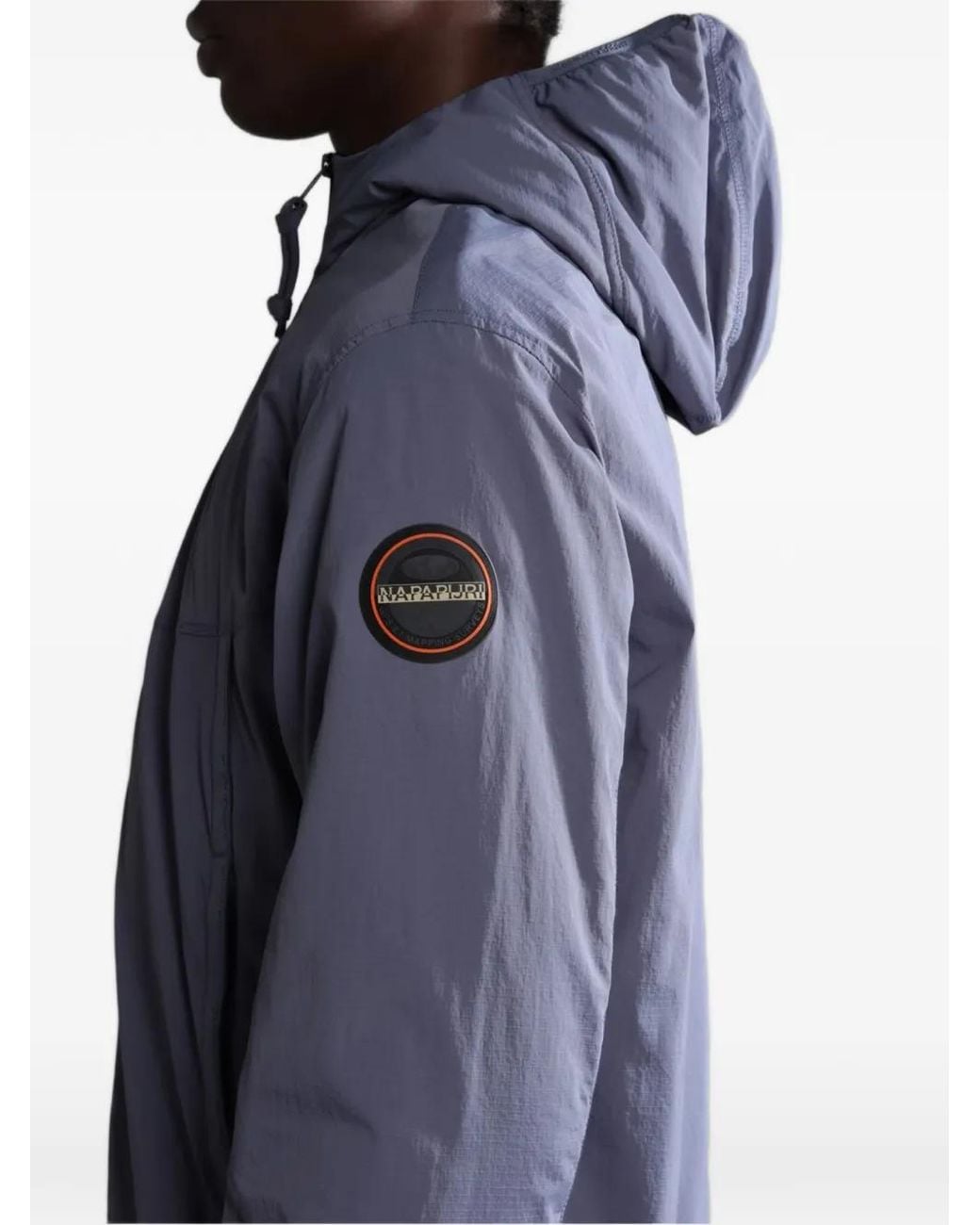Napapijri Blue Veste Zippée À Capuche for men