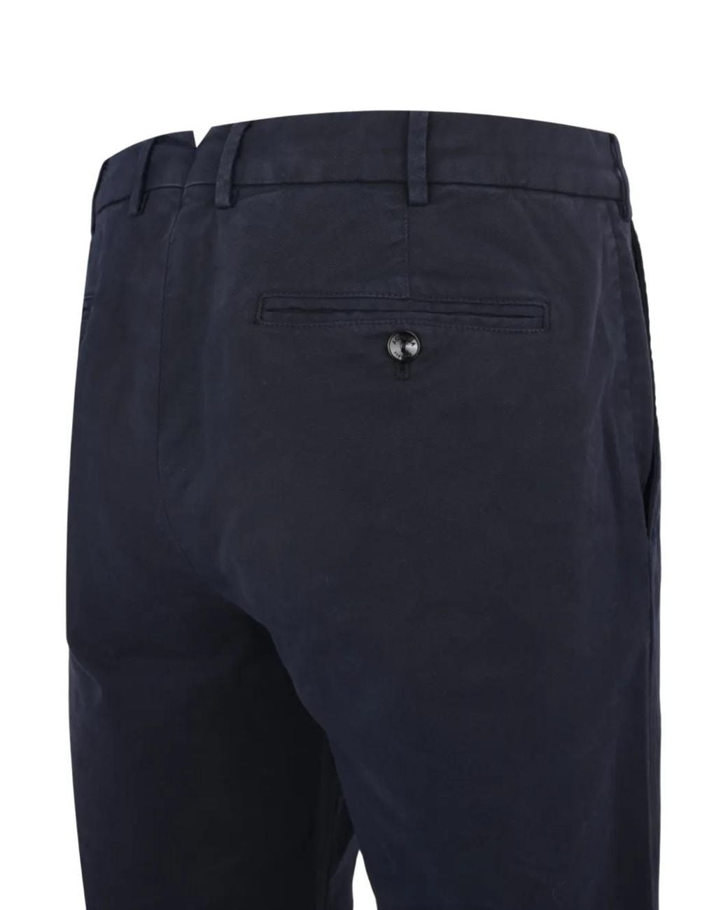 Agnona Blue Straight-Leg Trousers for men