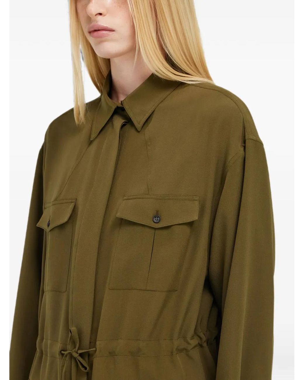 Ferragamo Green Safari Over Shirt