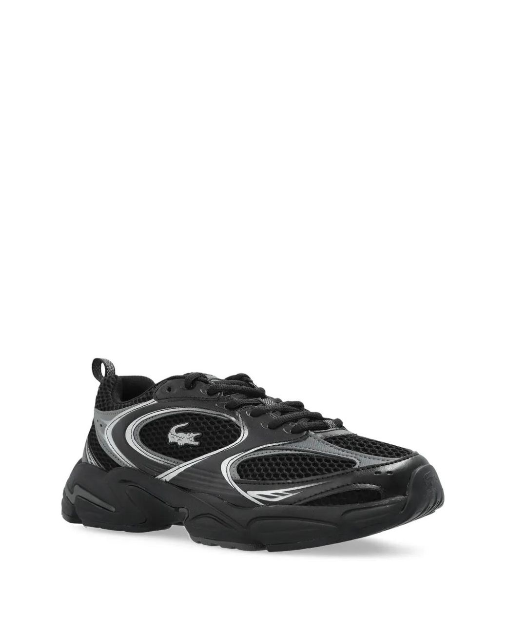 Lacoste Black Storm 2K Mesh-Panel Sneakers for men