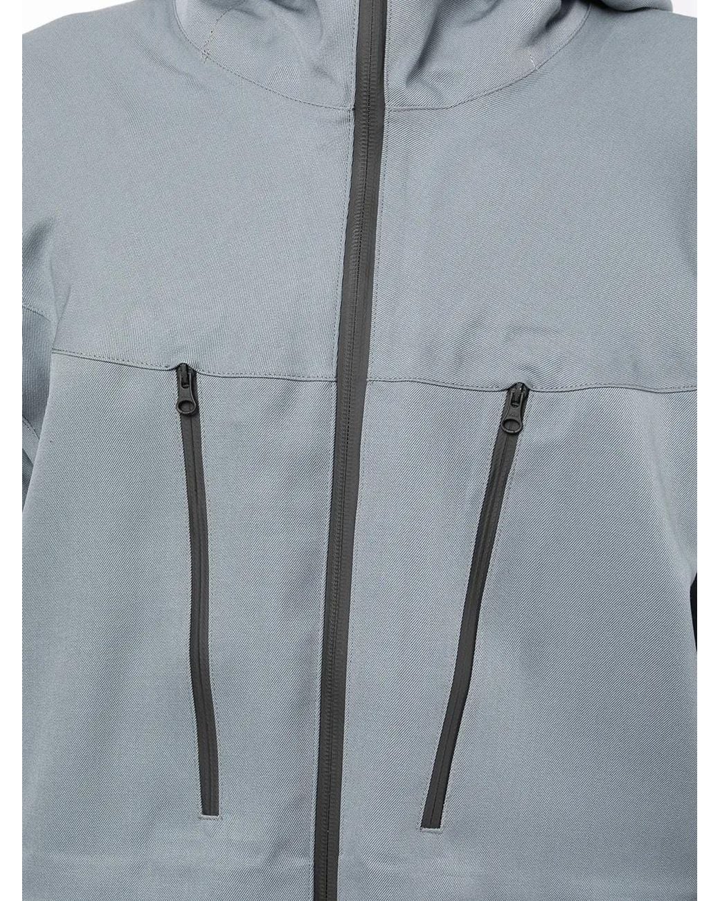 GR10K Blue Wool Zip-Up Jacket for men