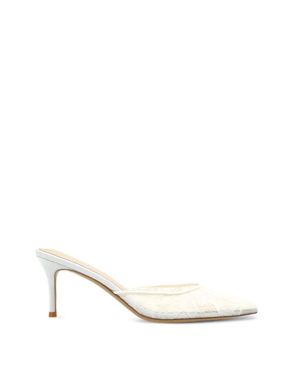 Black Suede Studio Natural Jayla Pumps