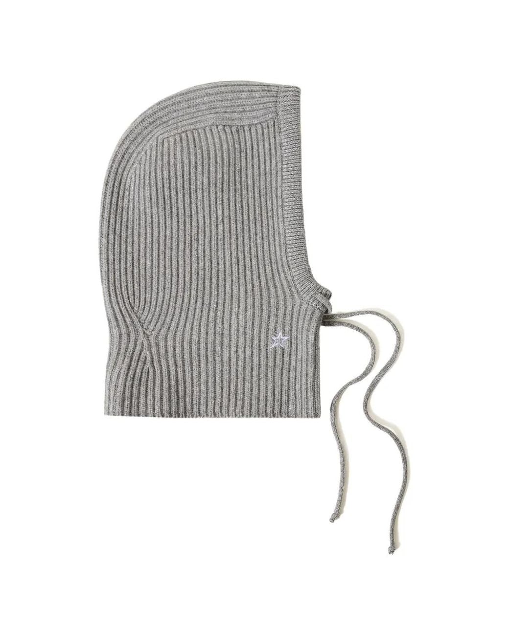 Perfect Moment Gray Wool & Cashmere Cable-Knit Hood