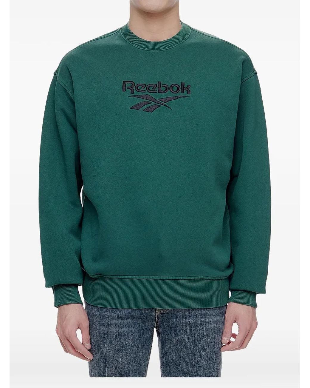 Reebok Green Cl Premium Vector Sweatshirt for men