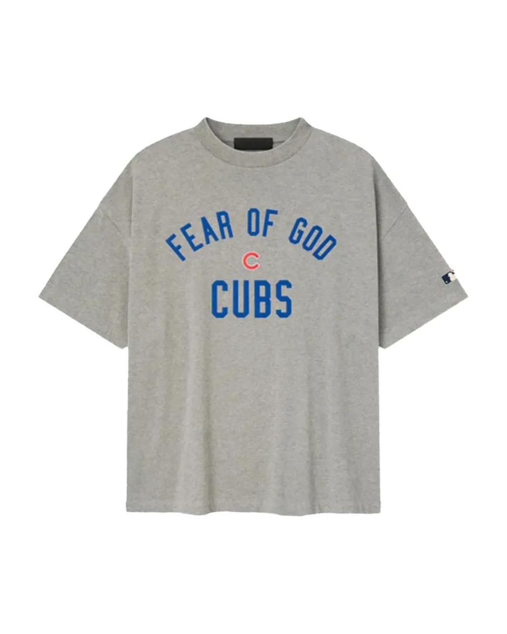 Fear Of God Gray Cubs 90S Tee Graphic Print T-Shirt for men