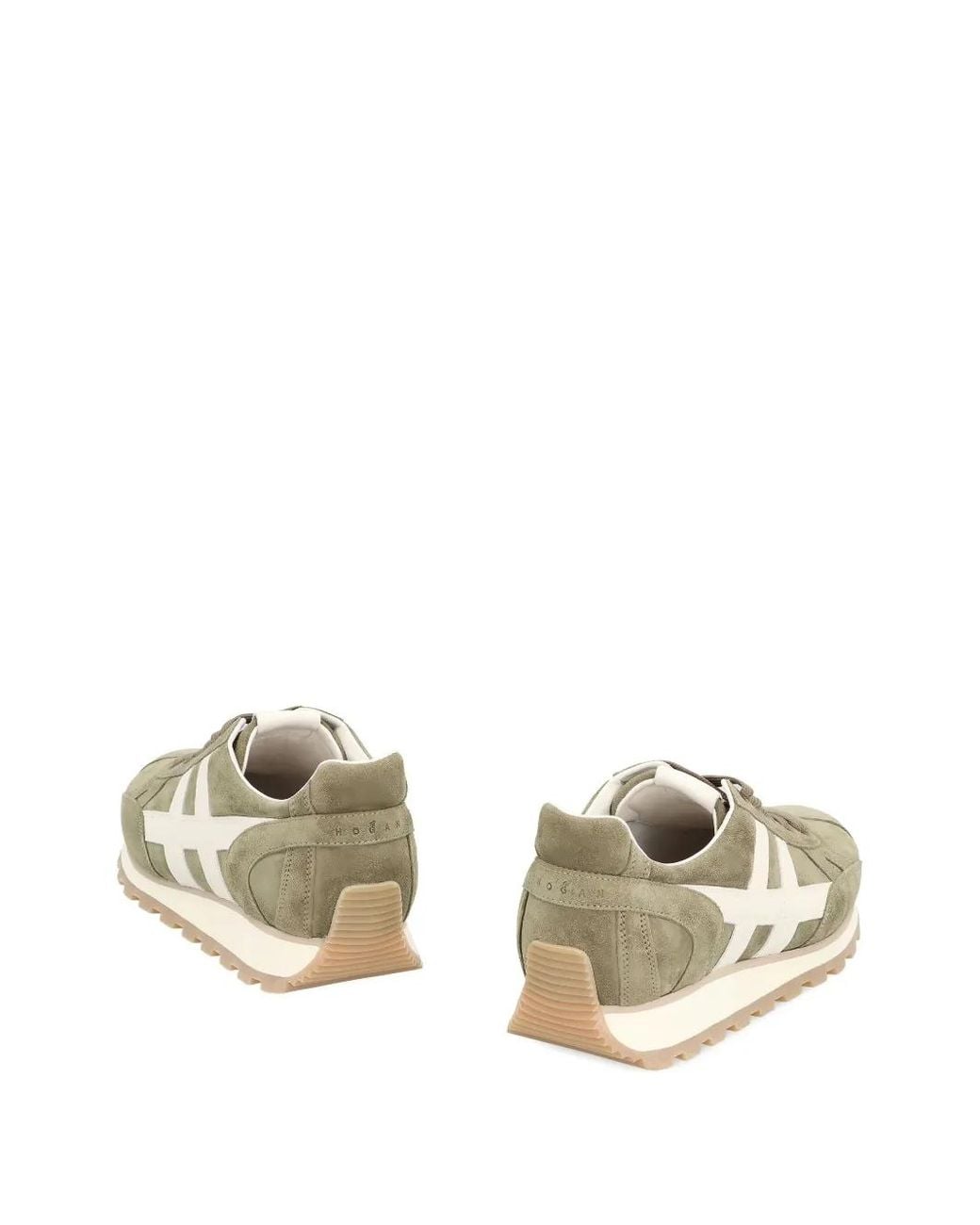 Hogan Green Suede Sneakers for men