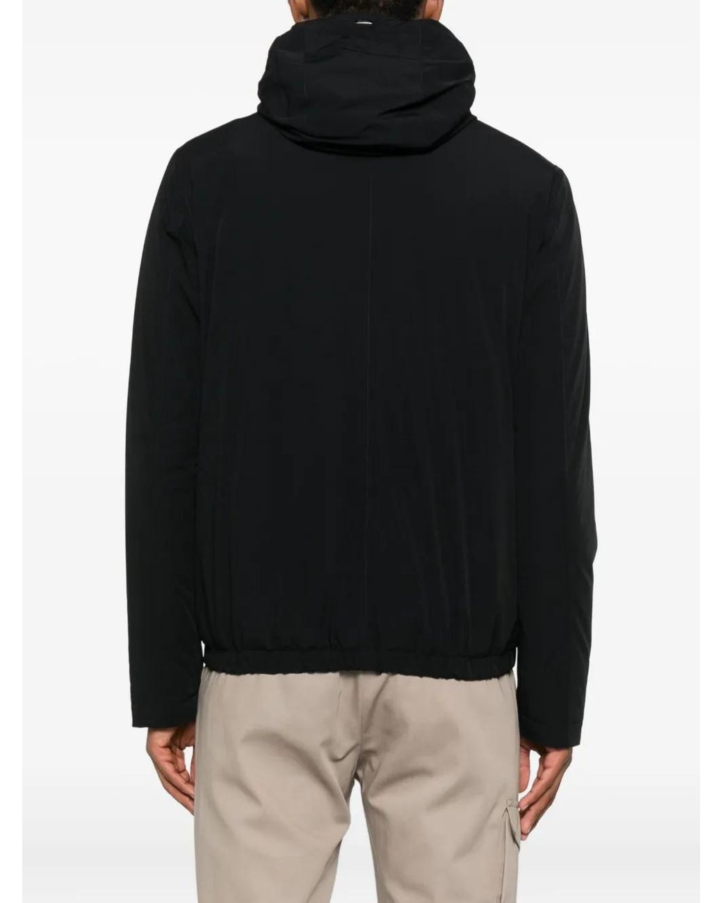 Chaqueta Con Capucha Y Cremallera Herno de hombre de color Black