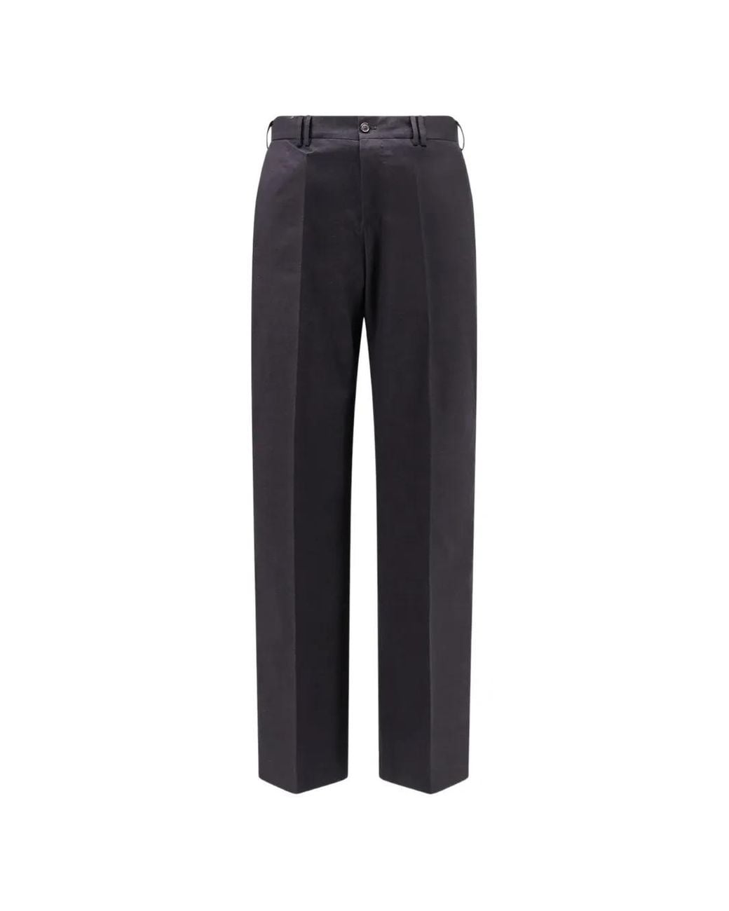 PT Torino Blue Michael Pressed-Crease Straight-Leg Trousers for men
