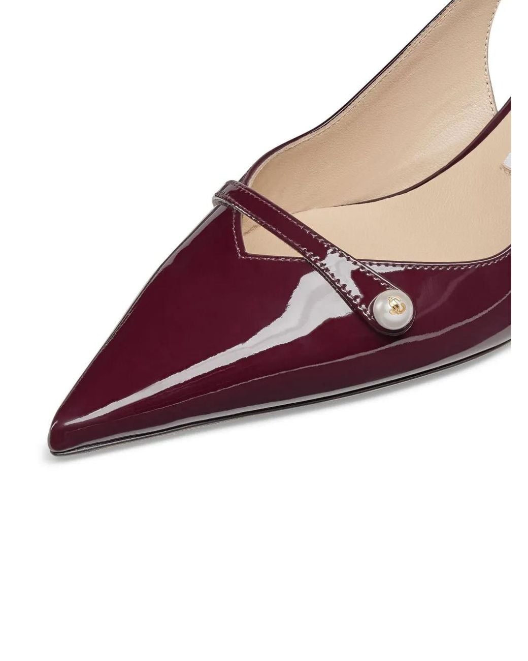 Jimmy Choo Pink 45Mm Amita Slingback Pumps