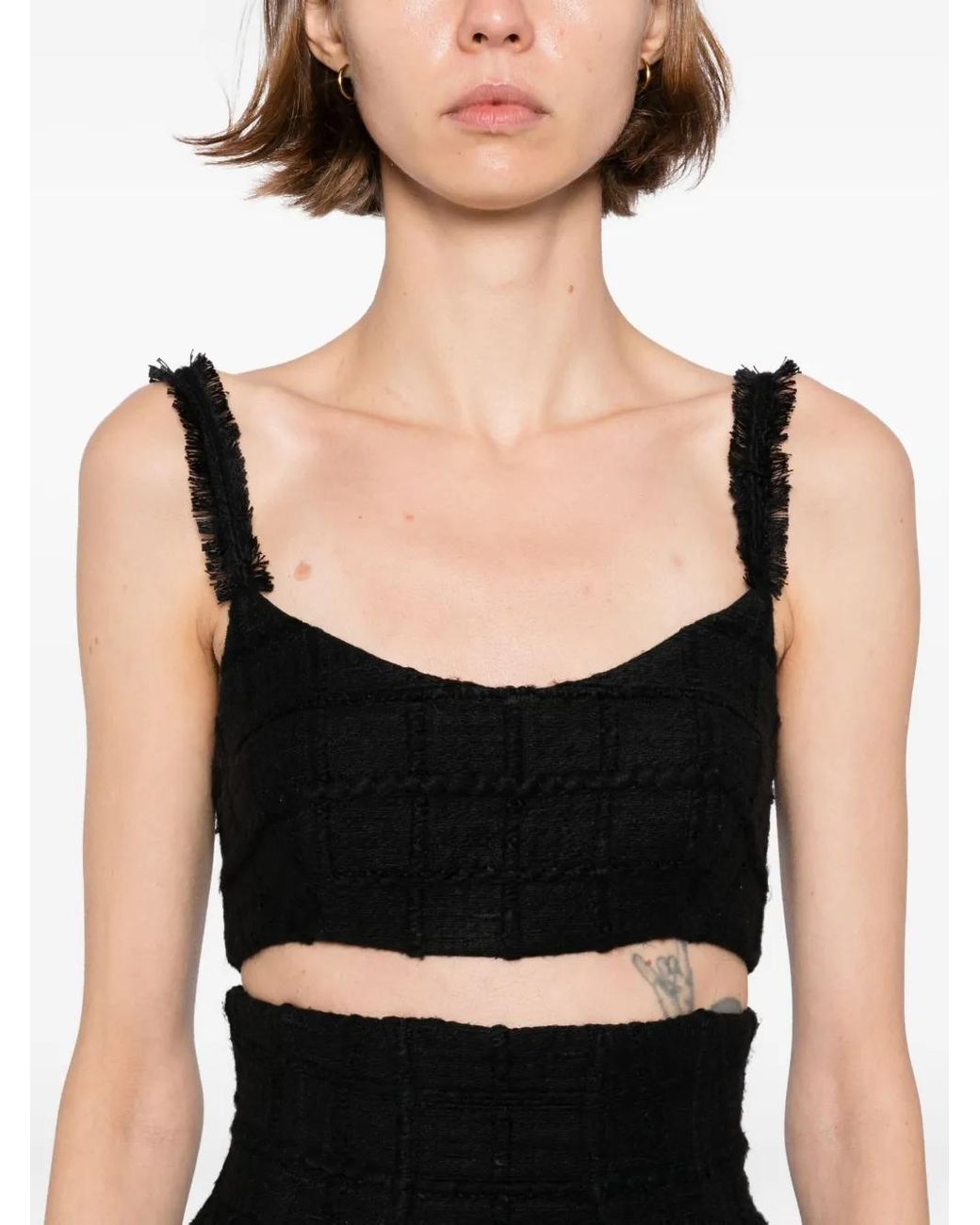 Xenia Magera Black Confidence Top