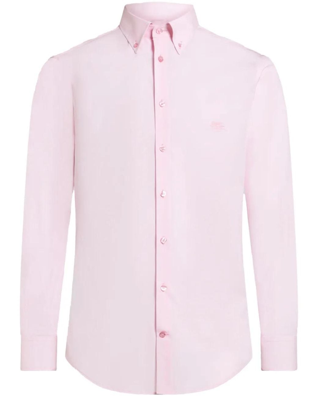 Camisa Con Botones Etro de hombre de color Pink