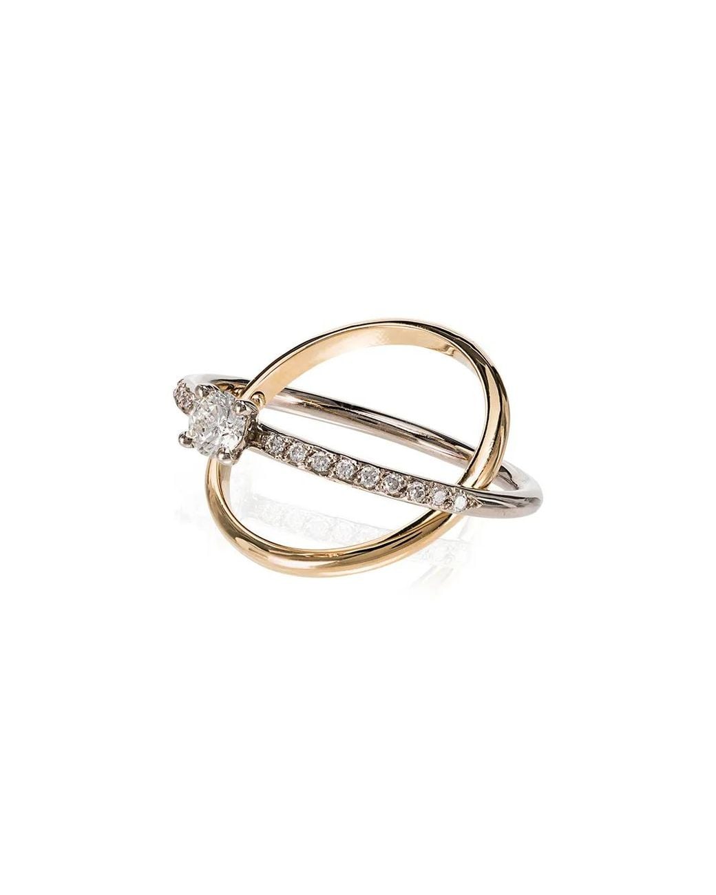 Charlotte Chesnais Metallic Eclipse Diamond Ring