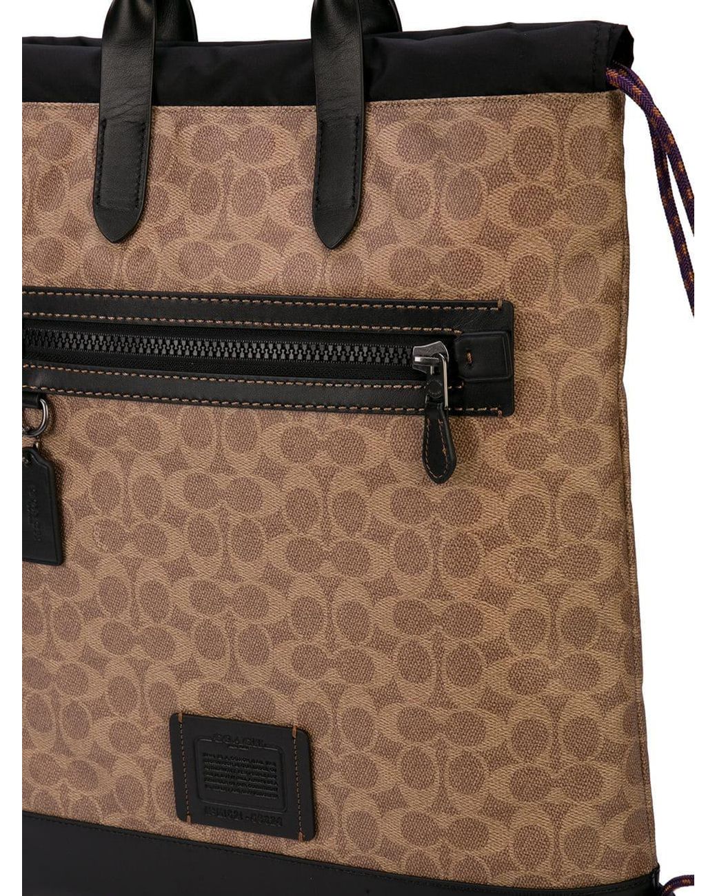 Coach drawstring deals backpacks
