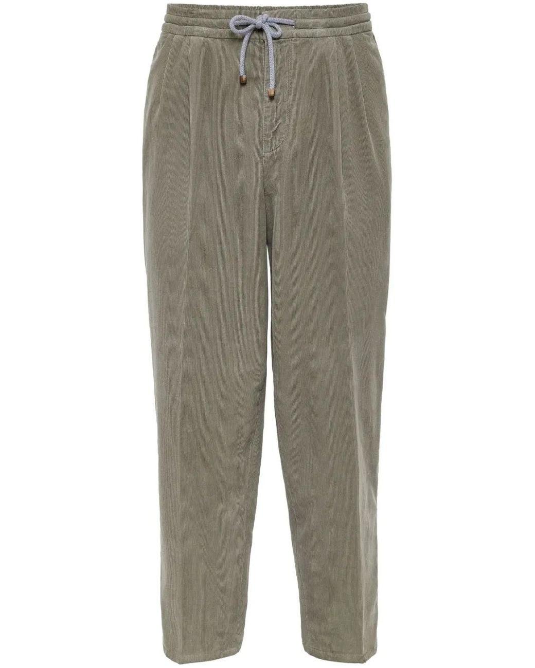 Brunello Cucinelli Gray Pants & Shorts for men