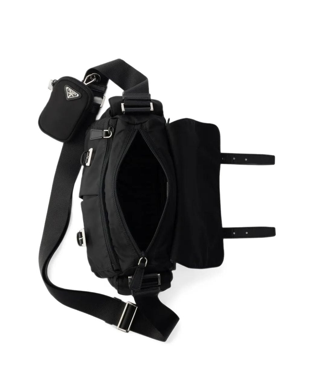 Prada Black Medium Re-Nylon Shoulder Bag