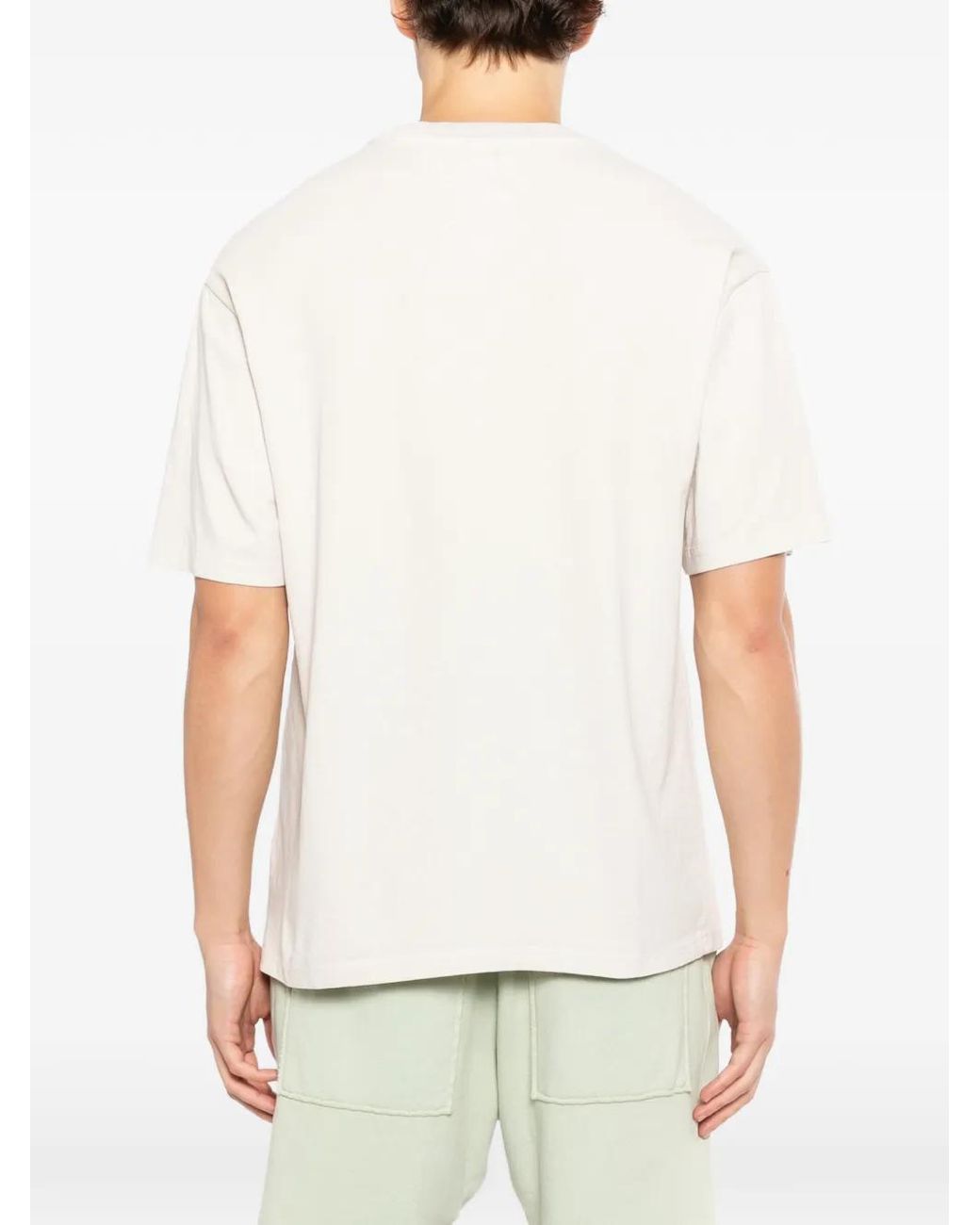 Melt White Snake-Print T-Shirt for men
