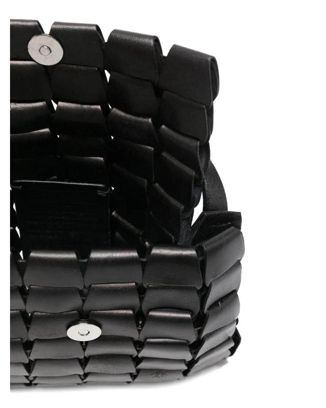 Dragon Diffusion Leather Woven Shoulder Bag in Black | Lyst