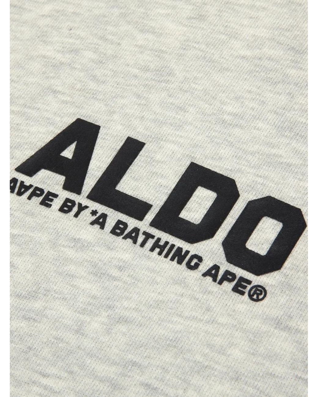 Aape By A Bathing Ape White Moonface Logo-Print Sweatshirt for men