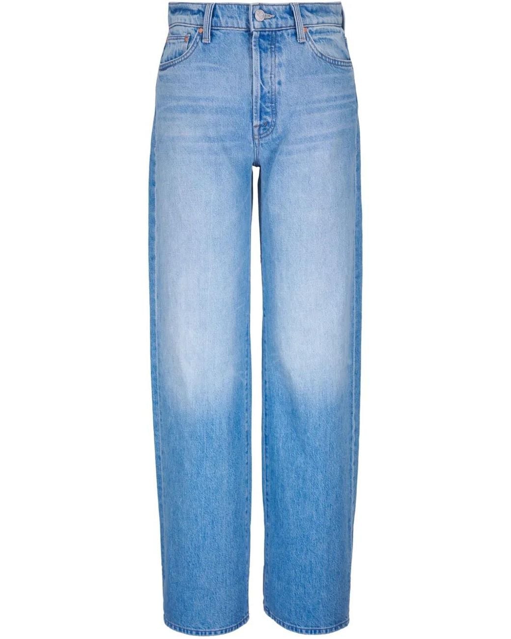 Mother Blue Cotton Jeans