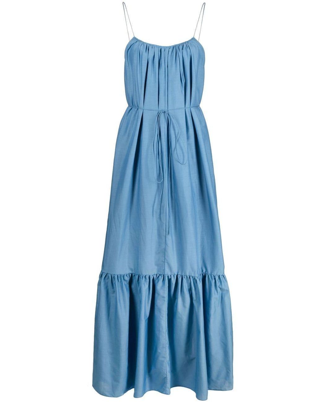 Matteau Cotton The Single Tier Sun Dress in Blue | Lyst