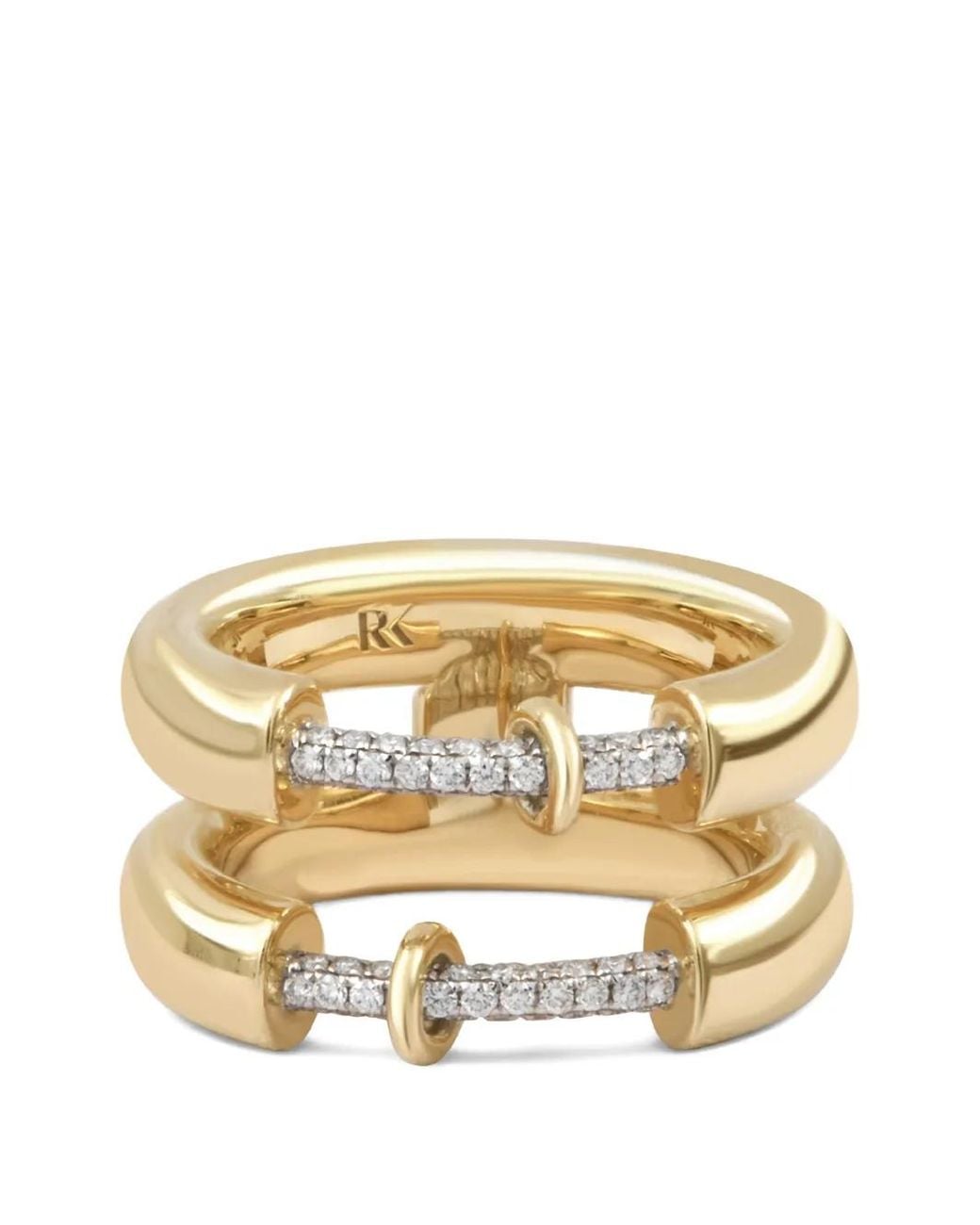 Rainbow K Metallic Endless Diamond Ring