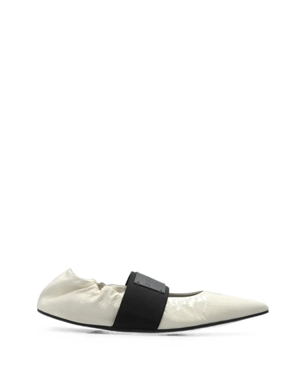 Givenchy White Crush Ballet Flats