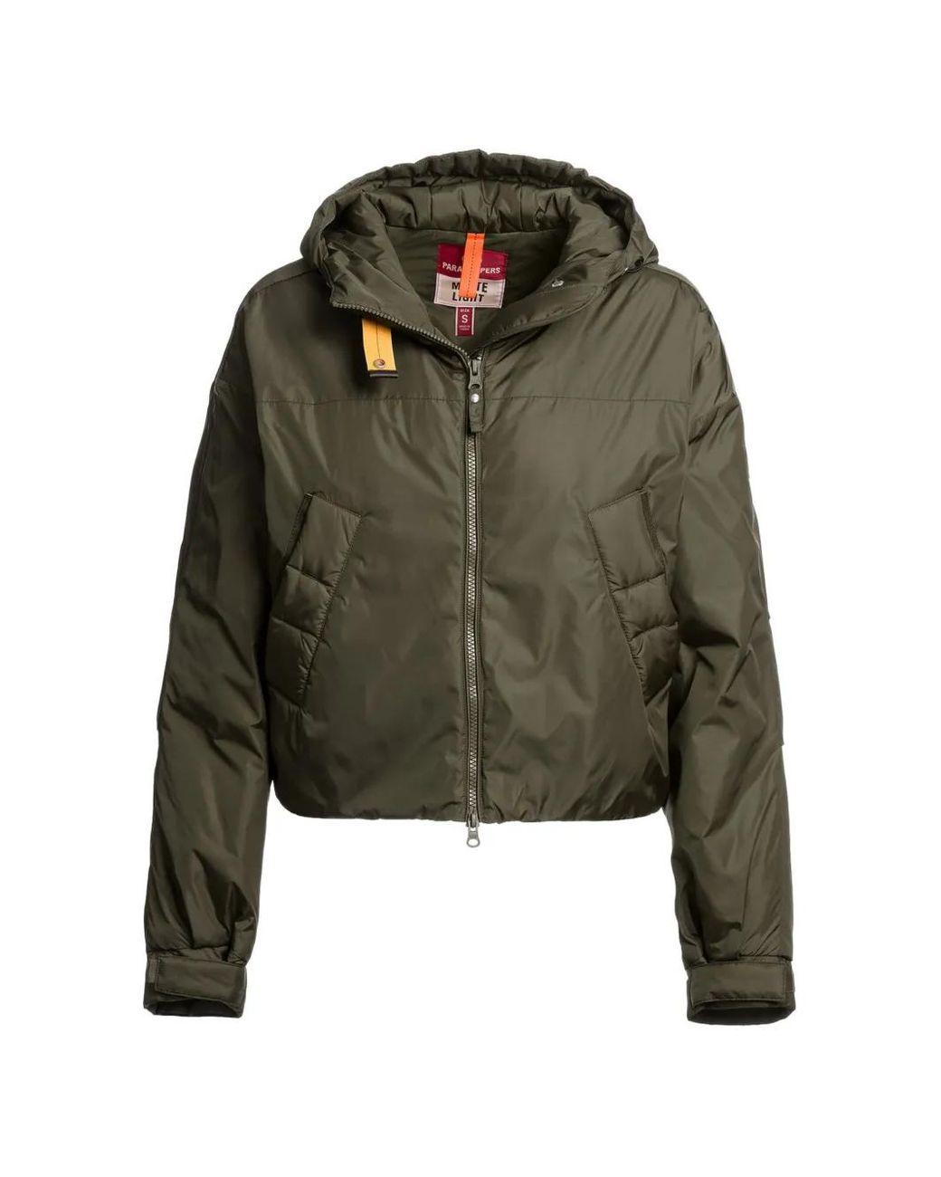 Parajumpers Green Veste Nalina À Capuche