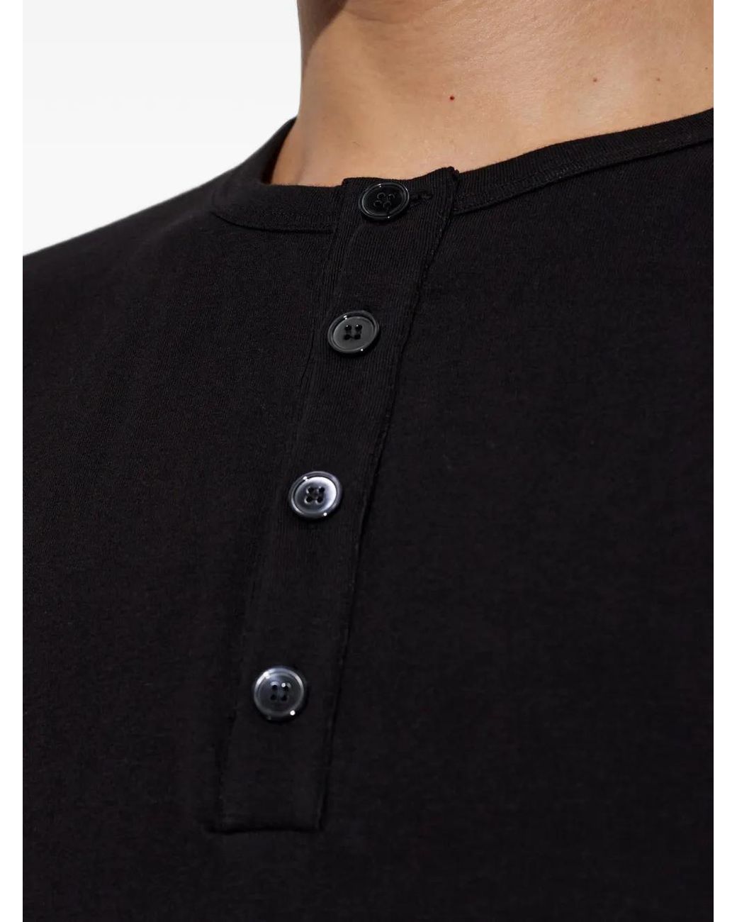 MM6 by Maison Margiela Blue Long-Sleeves T-Shirt for men