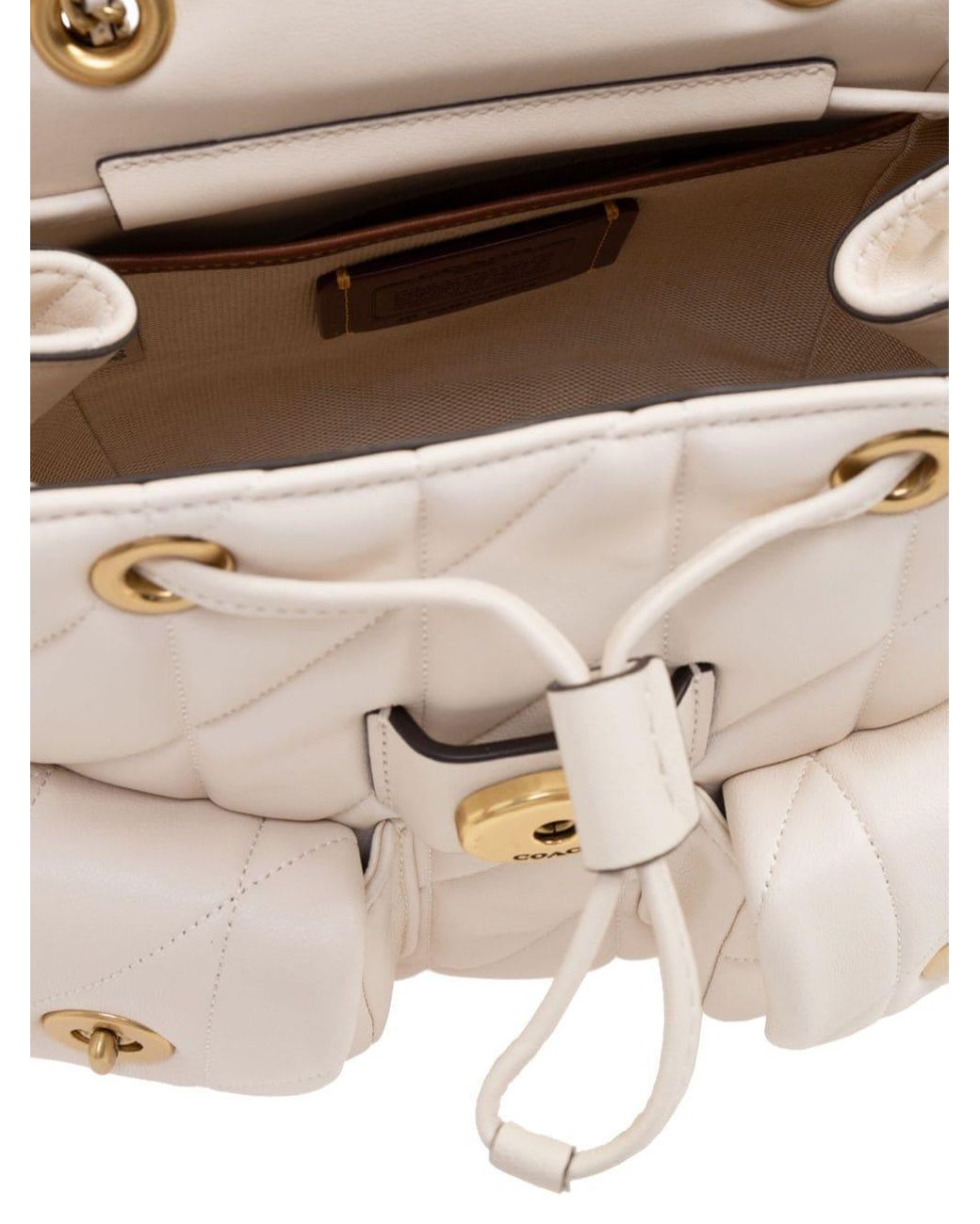 COACH Tabby Backpack, in White | Lyst display picture 3