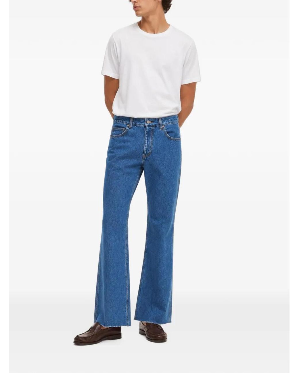 Anips Blue Studio Bootcut Jeans for men