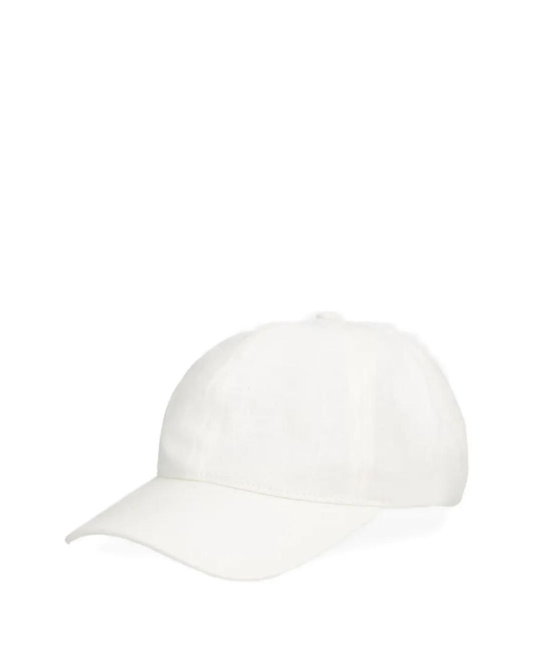 Gant White Linen Baseball Cap for men
